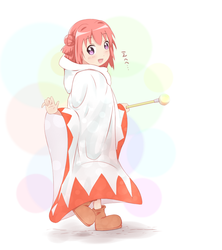 :d, akaza_akari, boots, choko_chobi2010, double_bun, final_fantasy, hair_bun, leg_up