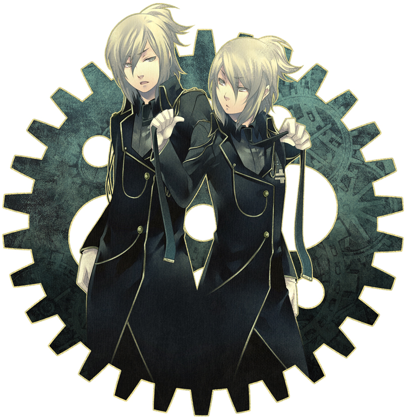 devil_survivor_(series), devil_survivor_2, gears, gloves, grey_hair, houtsuin_yamato, necktie, tatsuji