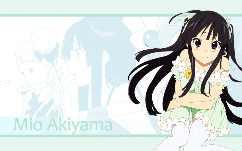 1280x800, alternate_hairstyle, black_eyes, black_hair, blush, character_name, hirasawa_yui, k-on!