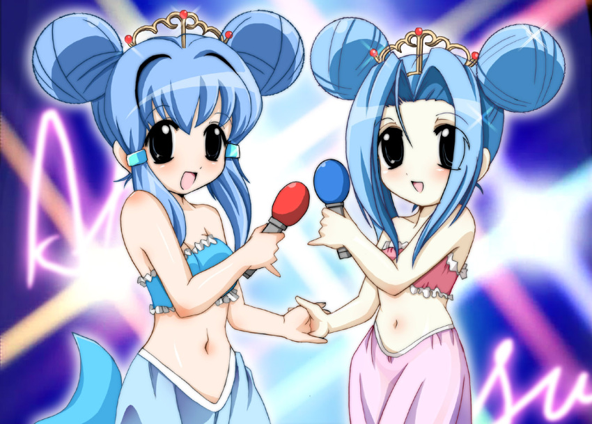 aqua_(di_gi_charat), artist_request, di_gi_charat, yuurei_(di_gi_charat)