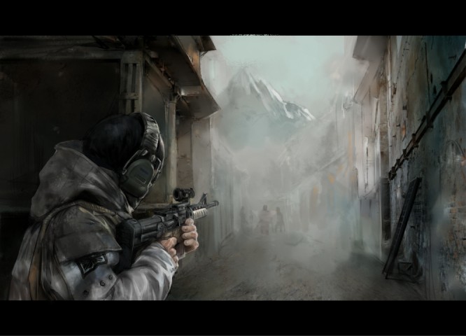 1boy, assault_rifle, assualt_rifle, babyfoxcc, balaclava, call_of_duty, call_of_duty:_modern_warfare_2, ghost_(modern_warfare_2), gun, headset, m4_carbine, male, military, military_uniform, operator, realistic, rifle, solo, uniform, union_jack, weapon