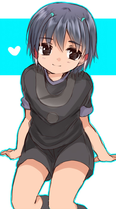 ancient_dark, bad_id, black_eyes, black_hair, hair_ornament, heart, inazuma_eleven, inazuma_eleven_(series)