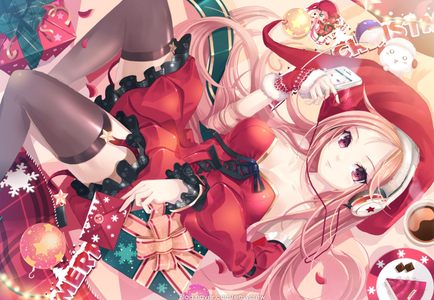 christmas, dress, easy_(easycrew), hat, headphones, ipod, lucia, pangya