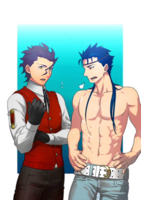 bad_id, belt, blue_hair, breath, canna_nobutoshi, circlet, cosplay, fate/stay_night