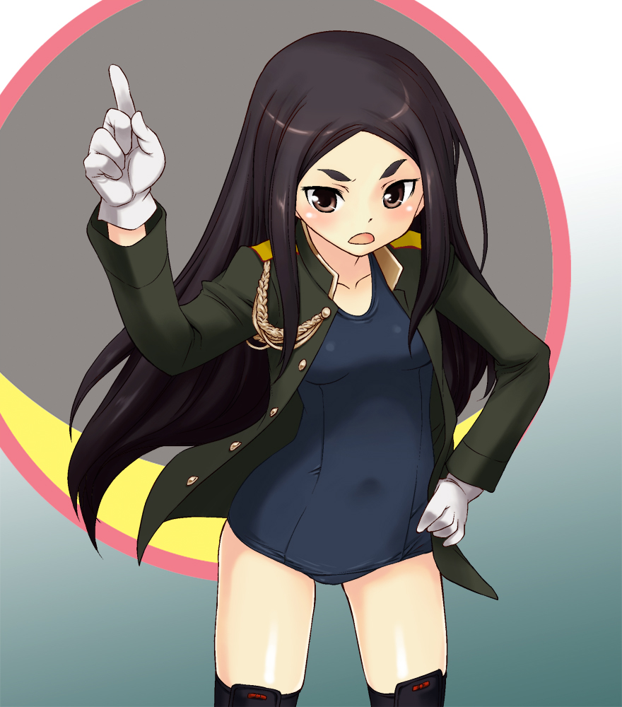 1girl, aiguillette, black_eyes, black_hair, eyebrows, fuso_empire_princess, fusou_empire_princess, gloves