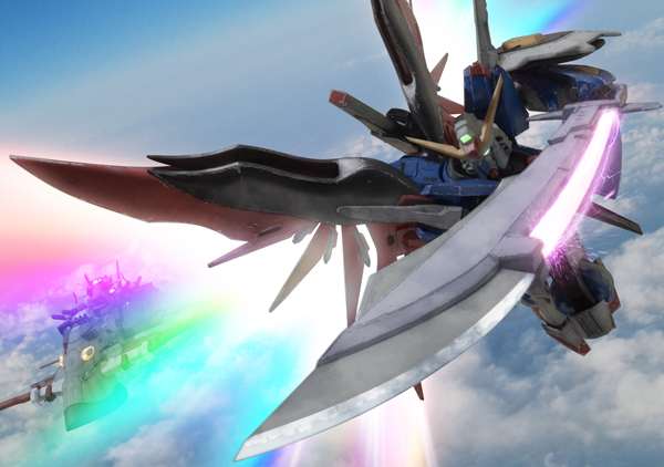 energy_sword, flying, gundam, gundam_seed, gundam_seed_destiny, lowres, mecha, minerva_(gundam)