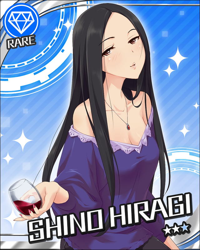breasts, character_name, cleavage, cup, diamond, hiiragi_shino, idolmaster, idolmaster_cinderella_girls