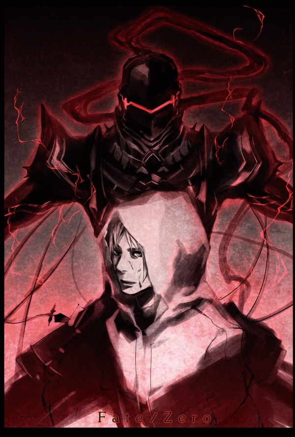 armor, ayajik, bad_id, berserker_(fate/zero), fate/zero, fate_(series), full_armor, hoodie