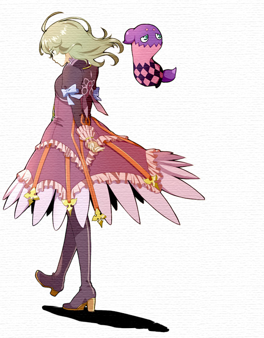doll, dress, elise_lutus, enomoto_(luck-by-luck), grey_hair, tales_of_(series), tales_of_xillia, thigh-highs