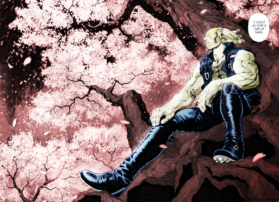 1boy, cyberpunk, gunnm, gunnm:last_order, kishiro_yukito, plant, zekka