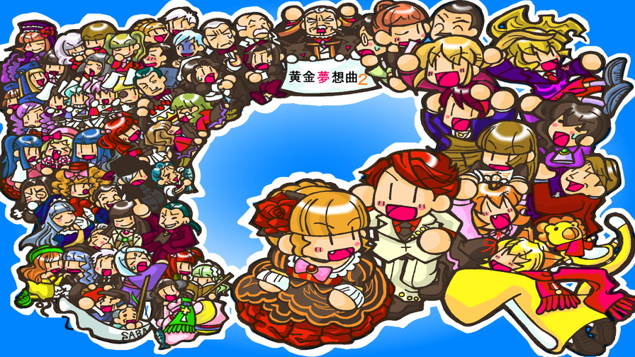 amakusa_juuza, artist_request, asmodeus, beatrice, beatrice_castiglioni, beelzebub, belphegor, captain_kawabata