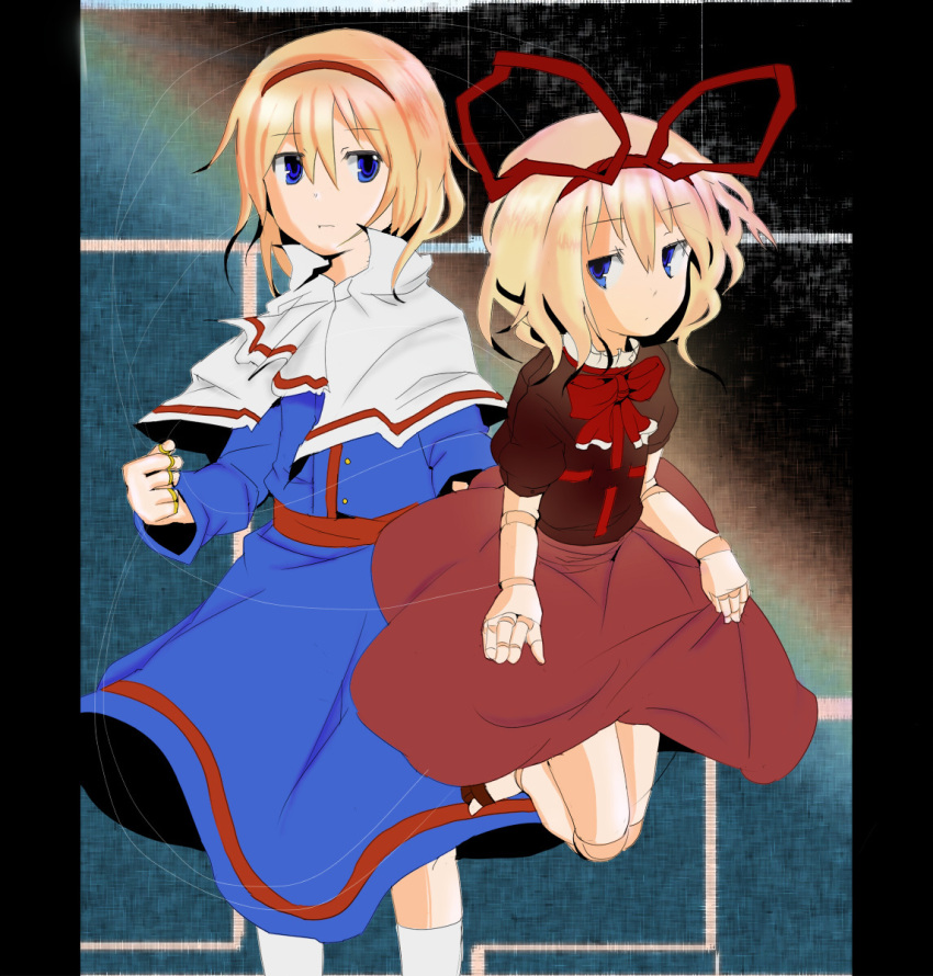 alice_margatroid, bizen_kurage, blonde_hair, blue_eyes, colored, doll_joints, fuukadia_(narcolepsy), govurin