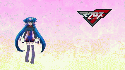 animated_gif, blue_hair, child, flightsuit, giantess, gif, headband, heart