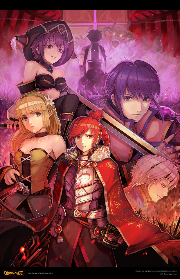 4girls, arme, armor, arrow, bare_shoulders, black, blonde_hair, bow_(weapon)