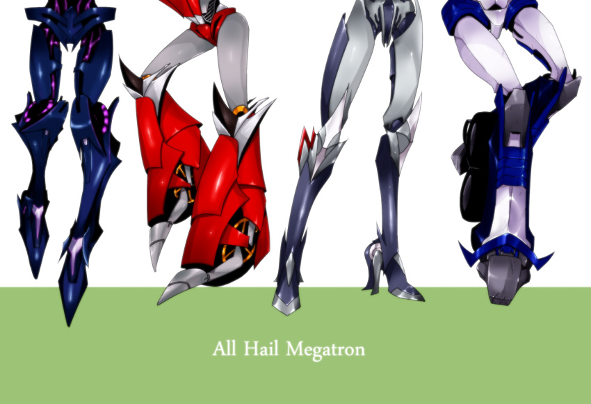 4boys, autobot, decepticon, knock_out, knockout_(transformers), legs, multiple_boys, no_humans, optimus_prime, robot, science_fiction, soundwave, starscream, transformers, transformers_prime