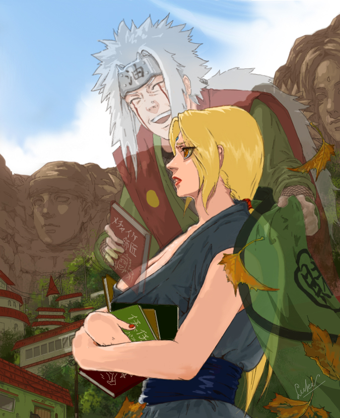 1boy, 1girl, blonde_hair, book, breasts, cleavage, closed_eyes, eyes_closed