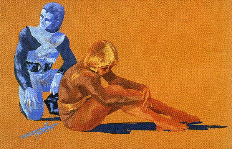 densetsu_kyojin_ideon, oldschool, painting, sheryl_formosa, tomonori_kogawa