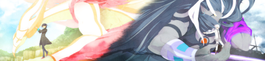 black_hair, dark_exodus, dragon, emonak, hair_ornament, hakuryuu_(inazuma_eleven), highres, inazuma_eleven