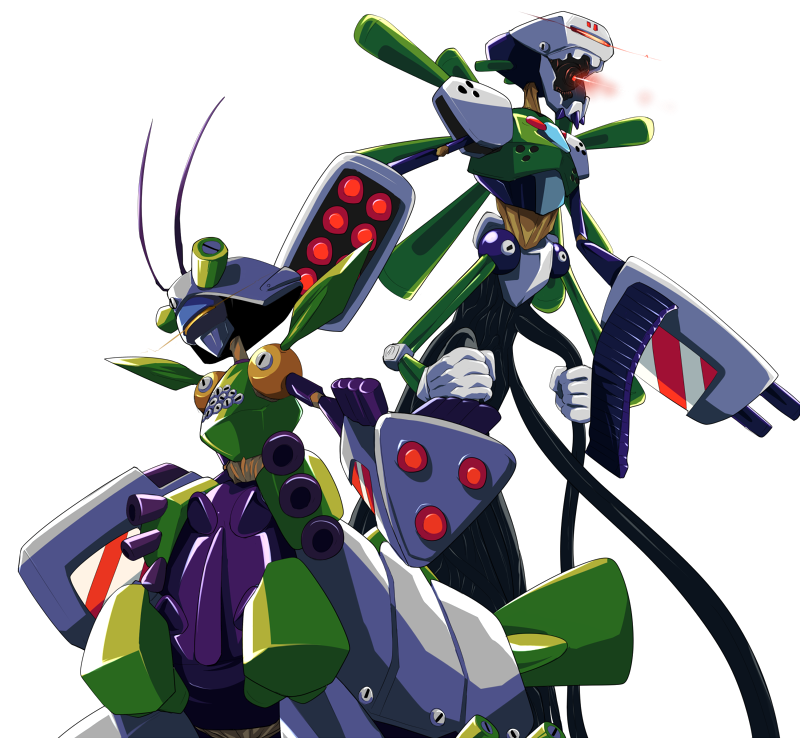 antennae, beast_master_(medarots), cable, denji, gloves, god-emperor, gun, medabots
