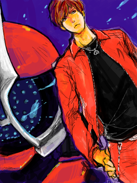 bad_id, bad_pixiv_id, dih, henshin, kamen_rider, kamen_rider_accel, kamen_rider_w, male_focus, red_theme, terui_ryuu
