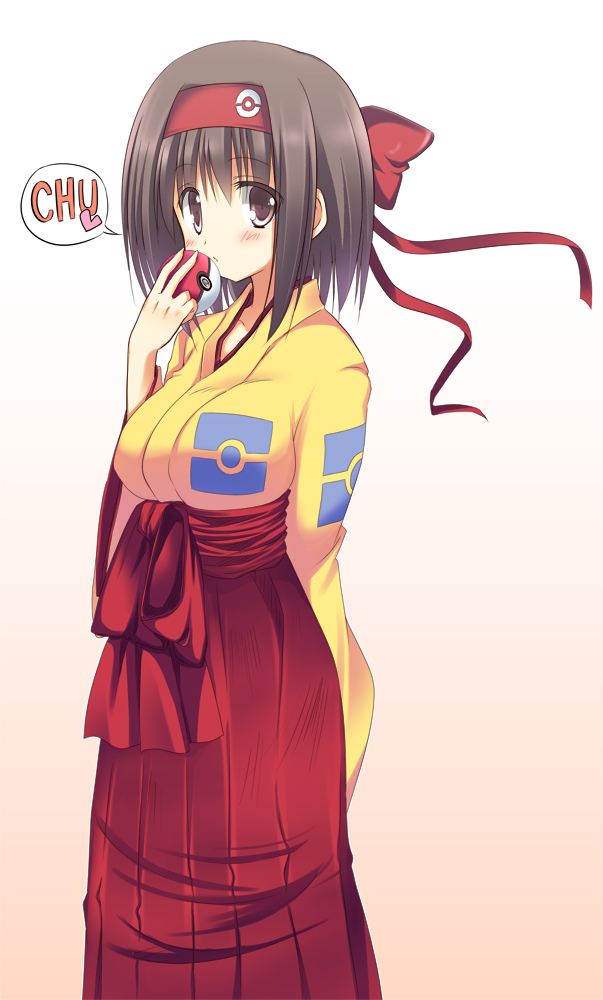 akane_souichi, black_eyes, black_hair, breasts, bust, erika_(pokemon), gym_leader, headband