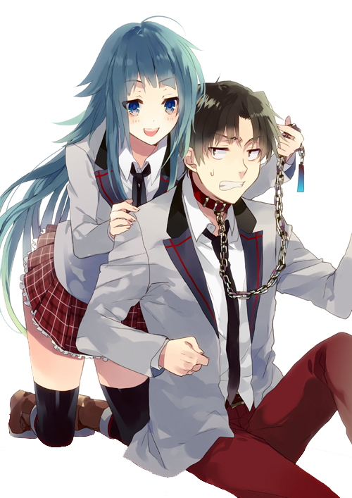 1girl, aqua_hair, bangs, bdsm, belt, black_legwear, blazer, blue_eyes