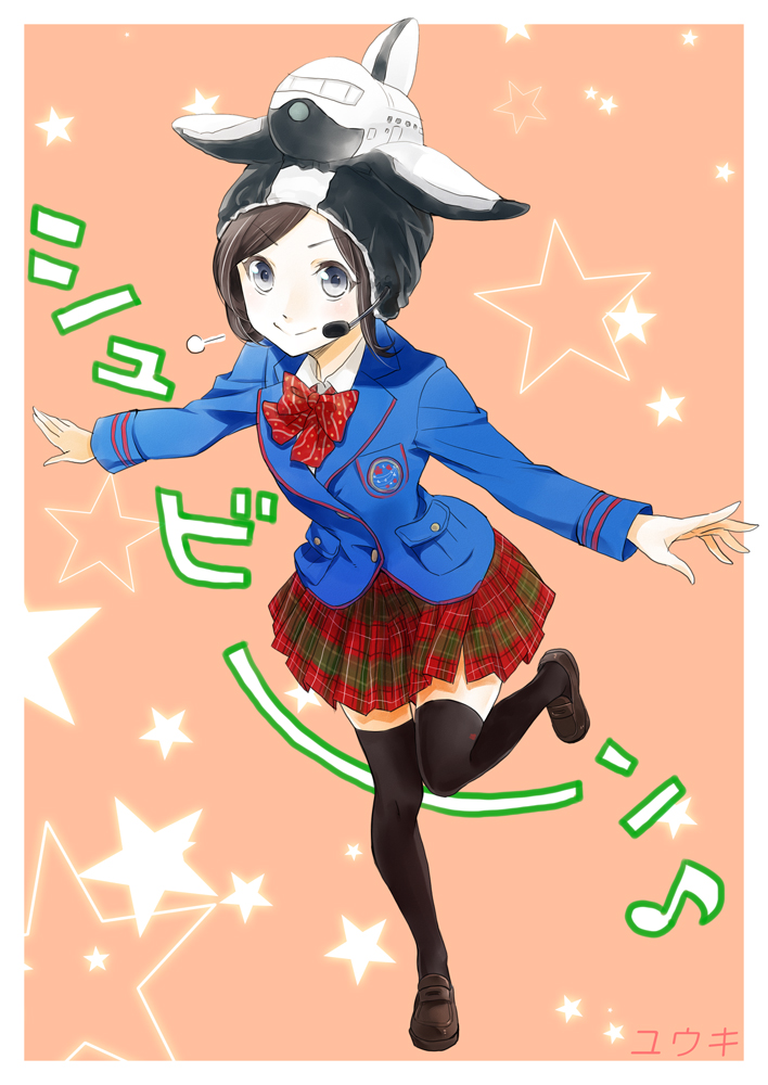 1girl, female, hat, headset, joujima_yuuki, kamen_rider, kamen_rider_fourze, kamen_rider_fourze_(series)