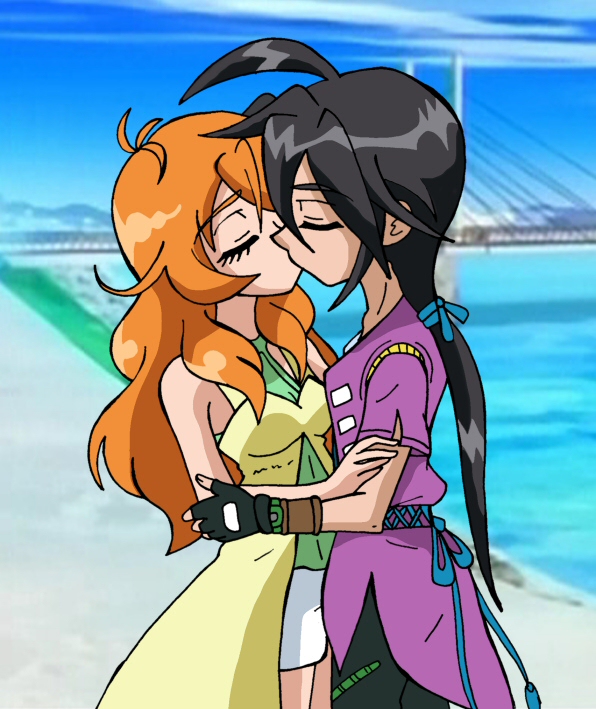alice_gehabich, bakugan, bakugan_battle_brawlers, black_hair, closed_eyes, eyes_closed, gloves, inesidora