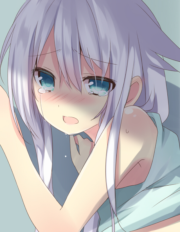 ancer_(mishima_kurone), anceril_sacred, blue_eyes, face, mishima_kurone, original, solo, tears
