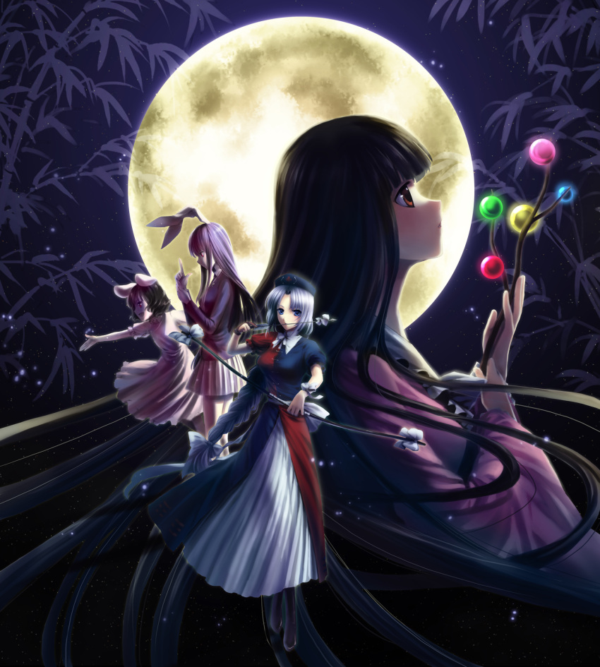 animal_ears, arrow, black_hair, blazer, blue_eyes, bow_(weapon), braid, branch