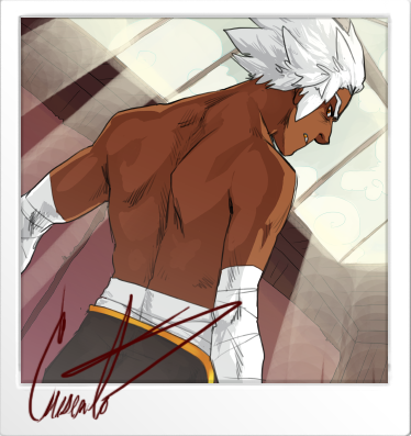bandages, cresento, dark_skin, gaia_online, shirtless, tan, valentine, valentine's_day