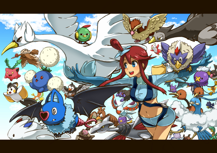 altaria, bird, blue_eyes, chatot, crobat, delibird, doduo, drifblim