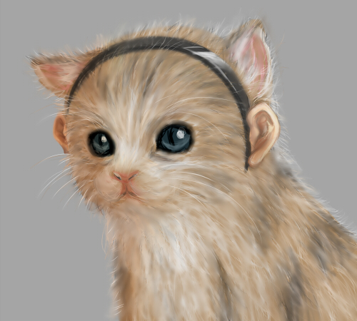 ao_usagi, cat, cat_ears, ears, fake_human_ears, headband, lowres, no_humans, original, parody, realistic, role_reversal, simple_background