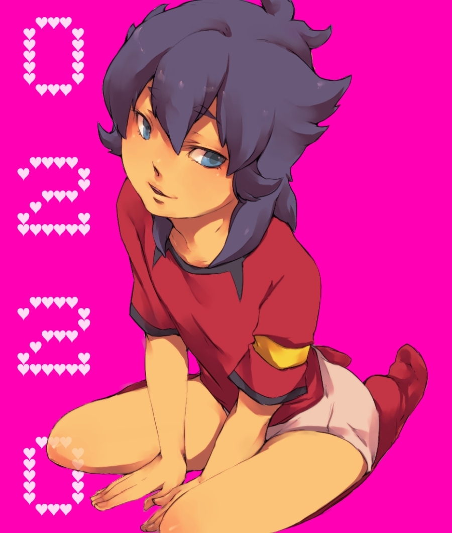 bad_id, blue_eyes, inazuma_eleven, inazuma_eleven_(series), inazuma_eleven_go, kishibe_daika, kishibe_taiga, male