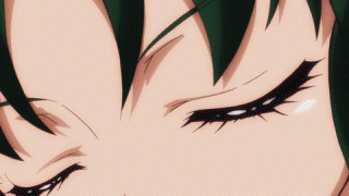 animated, animated_gif, bike_shorts, circlet, cure_march, green, green_background, green_eyes