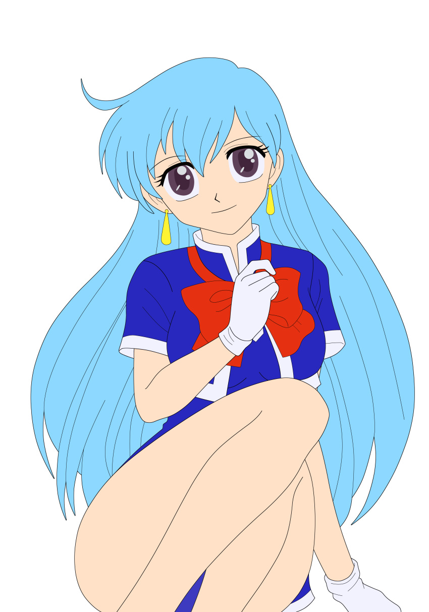 1girl, aqua_hair, earrings, gloves, highres, legs, long_hair, miniskirt