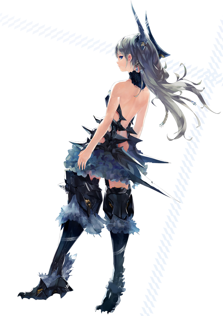 armor, long_hair, mecha_musume, original, pump_(artist), solo