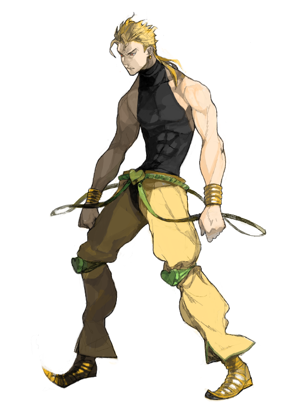 blonde_hair, dio_brando, drawr, headband, jojo_no_kimyou_na_bouken, male, red_eyes, roe_(d-c_-b)