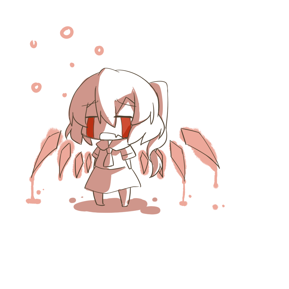 1girl, bad_id, blood, blood_tears, bloody_tears, chibi, closed_eyes, eiri_(eirri)