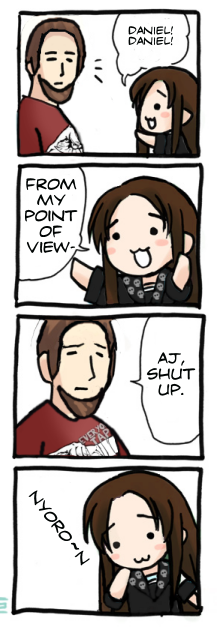 4koma, :3, aj_(wrestler), aj_lee, comic, daniel_bryan, nyoro~n, wwe