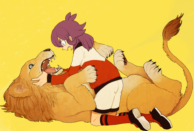 blue_eyes, fang, inazuma_eleven, inazuma_eleven_(series), inazuma_eleven_go, kishibe_daika, kishibe_taiga, l_hakase