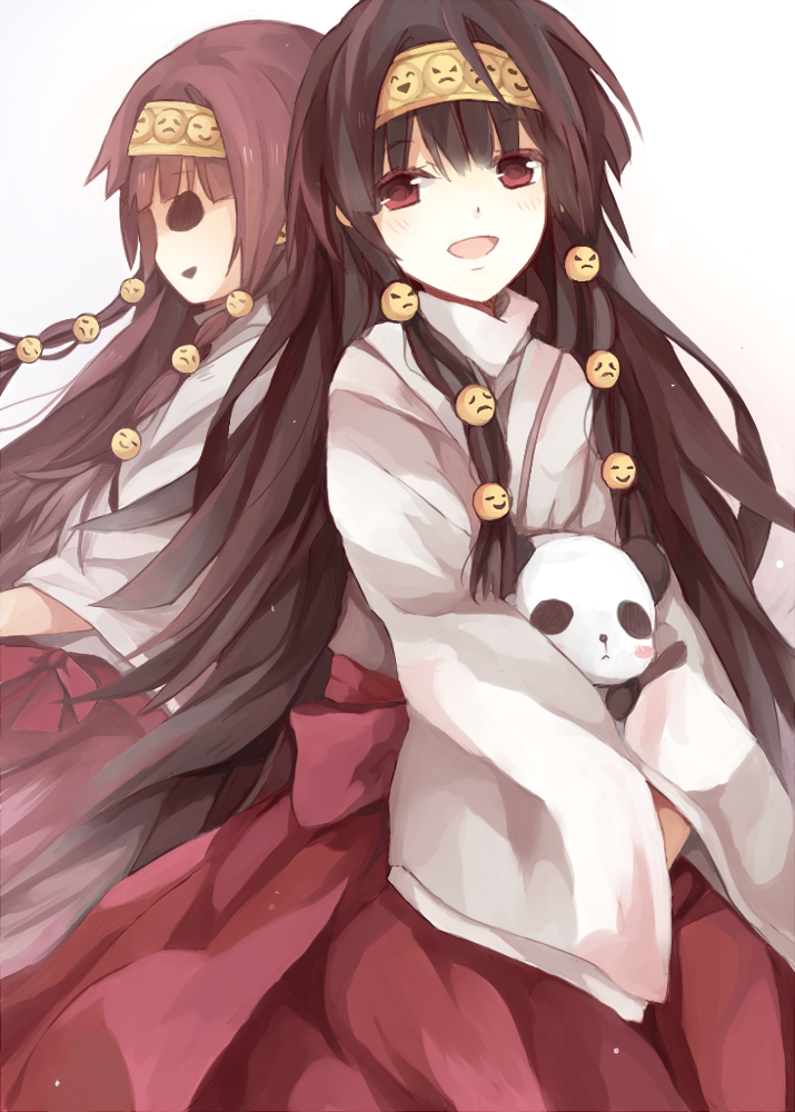 bad_id, black_eyes, black_hair, blush_stickers, cranio, hairband, hunter_x_hunter, japanese_clothes