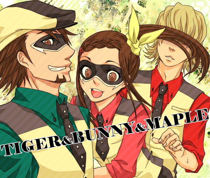 2boys, age_difference, barnaby_brooks_jr, blonde_hair, bow, braid, brown_eyes, brown_hair
