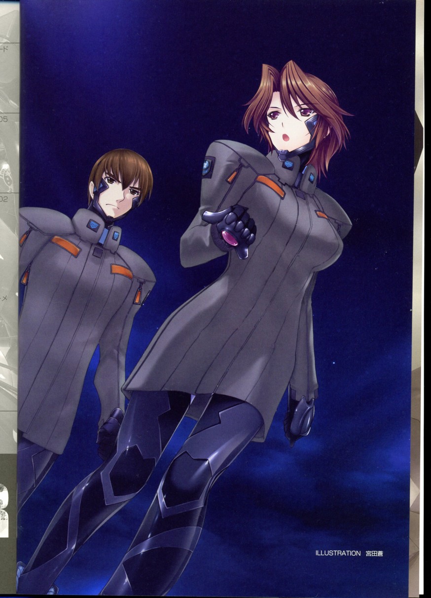 brown_hair, clenched_hands, dutch_angle, fist, highres, isumi_michiru, military, military_uniform