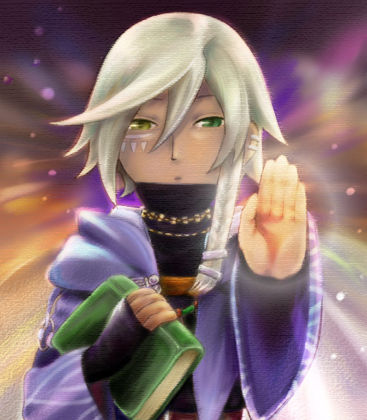 belt, book, braid, earrings, green_eyes, harvest_moon, harvest_moon_animal_parade, heterochromia