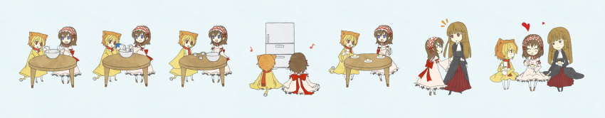 bonnet, brown_hair, dress, highres, hitsugi_kaname, sakutarou, umineko_no_naku_koro_ni, ushiromiya_maria