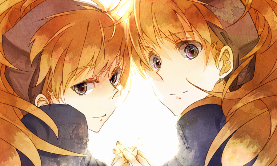 1boy, 1girl, brown_hair, character_request, fuwa_raizou, grey_eyes, hachiya_saburou, haconiwa00