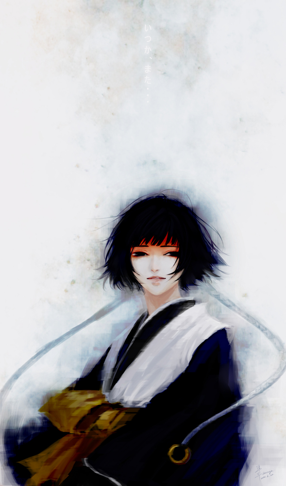 black_eyes, black_hair, bleach, ikaruga14, jun_du, long_hair, solo, sui-feng
