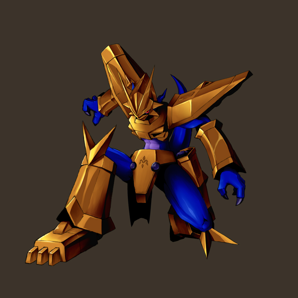 armor, claws, digimon, digimon_adventure_02, gauntlets, gold, horns, kazkazkaz