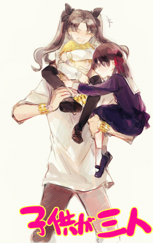 2girls, black_legwear, blonde_hair, bracelet, brown_hair, child, deung, dress
